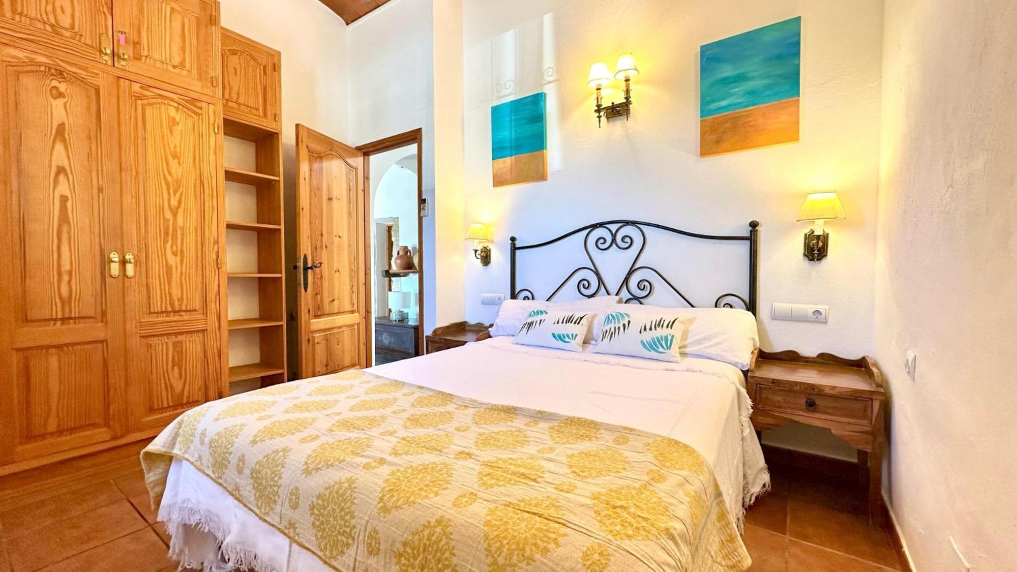 Casa Can Lluc Con Piscina, Jardin Y Vista Al Campo Sant Miquel De Balansat Exterior photo